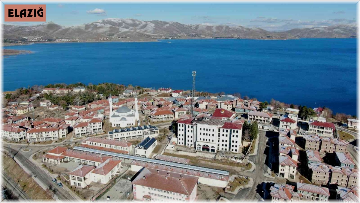 Depremin merkezi Sivrice'deki göl manzaralı TOKİ konutları tamamlandı