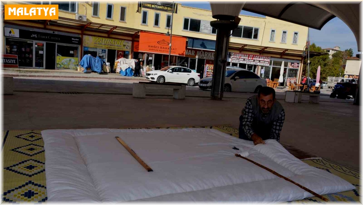 Depremzede yorgancı, çalışacağı bir konteyner iş yeri istiyor