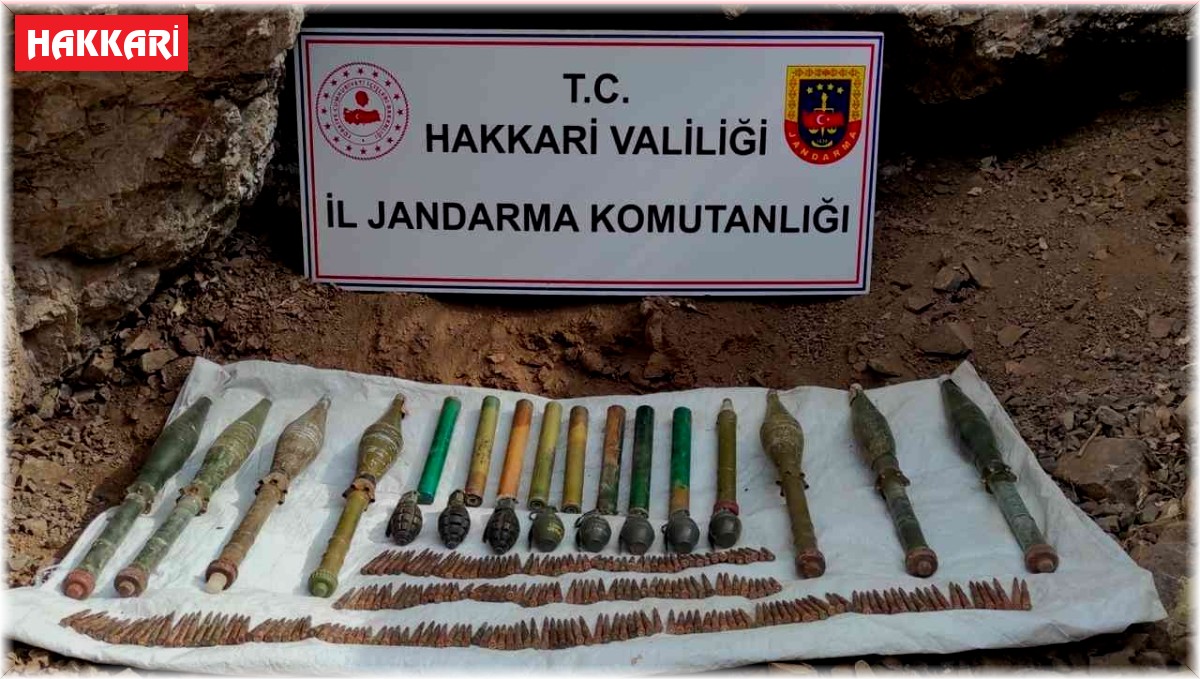 Dere yatağında mühimmat ele geçirildi