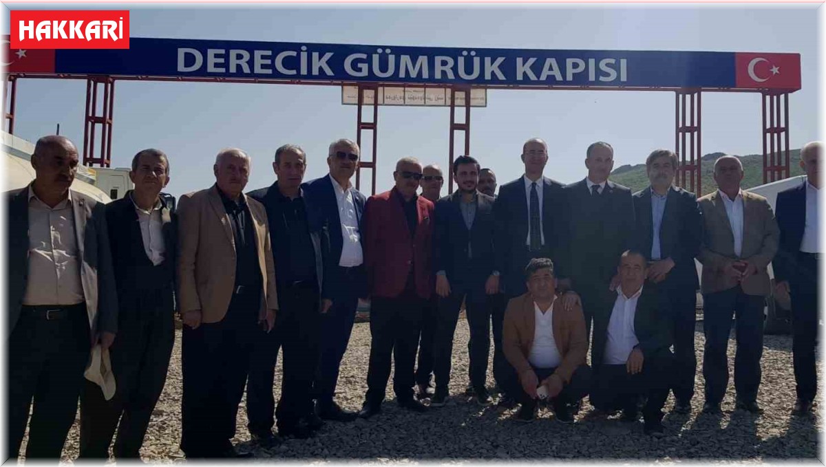Derecik Gümrük Kapısı'nın açılması için çalışmalar devam ediyor