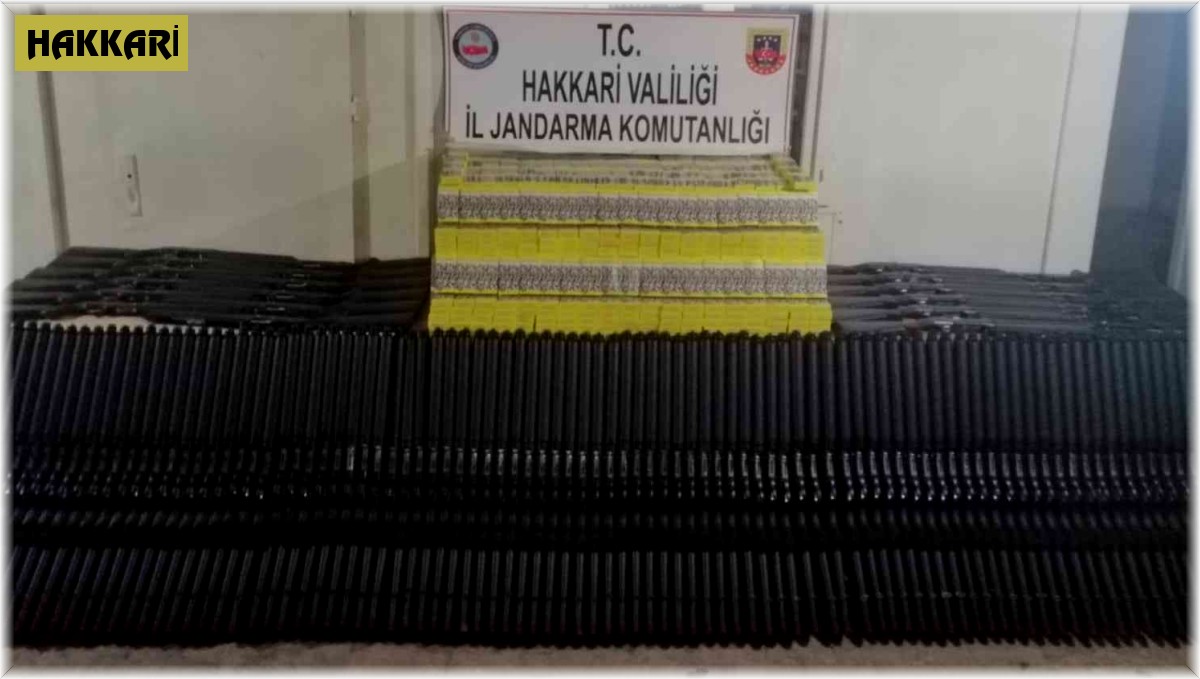 Derecik'te 119 adet ruhsatsız av tüfeği ele geçirildi