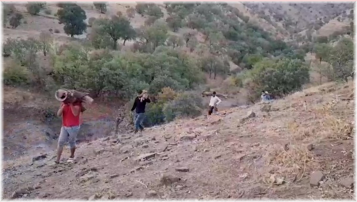 Derecik'te kış hazırlığı