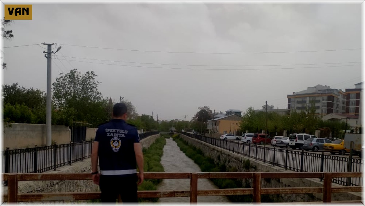 Derede kaçak avlanan inci kefali balığı yeniden suya bırakıldı