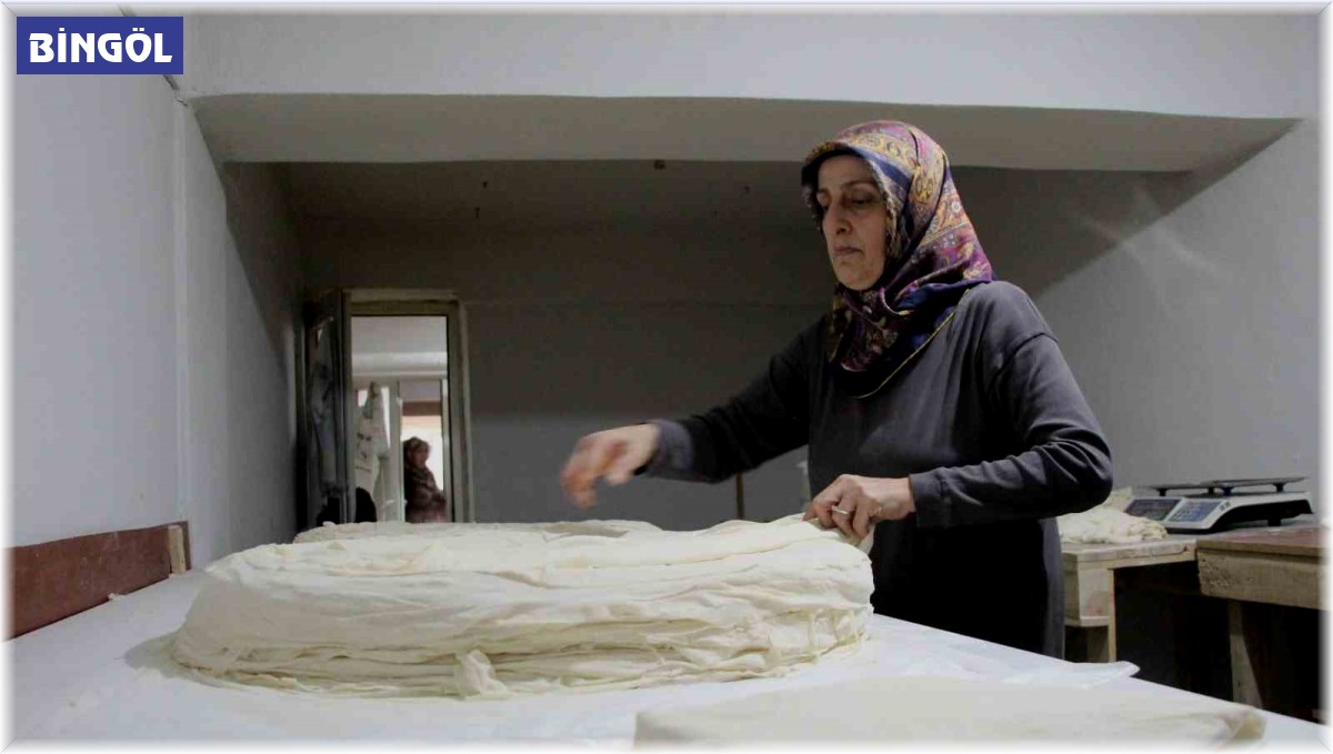 Devlet desteğiyle kurdular, günde 350 kilo yufka üretiyorlar