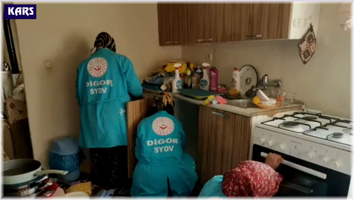 Digor'da 120 aileye evde bakım hizmeti verildi