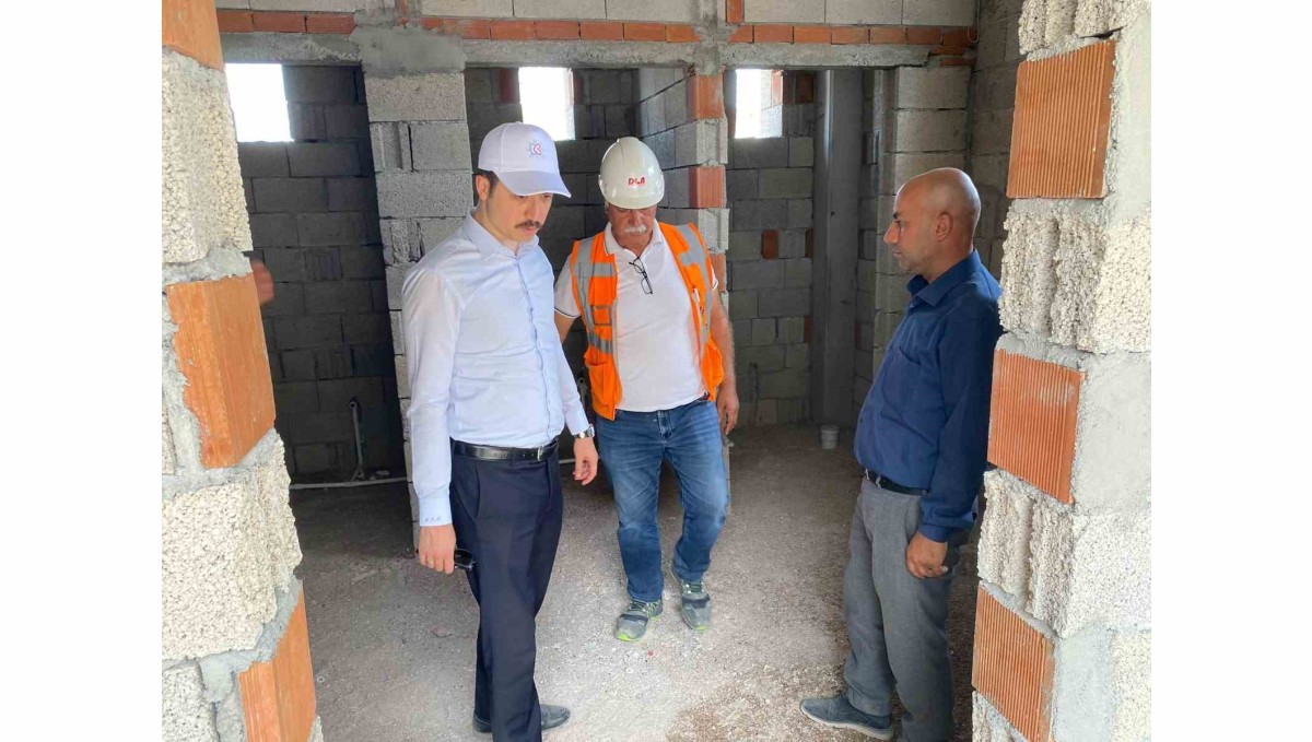 Digor'da Cami yapımı devam ediyor