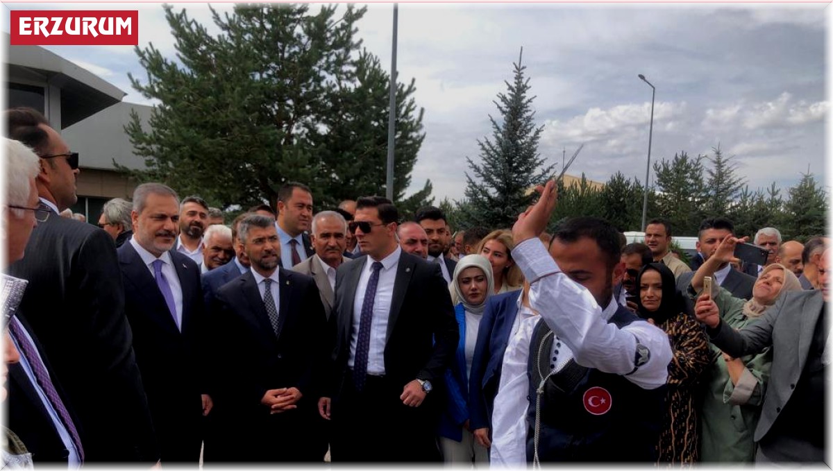 Dışişleri Bakanı Hakan Fidan Erzurum'da