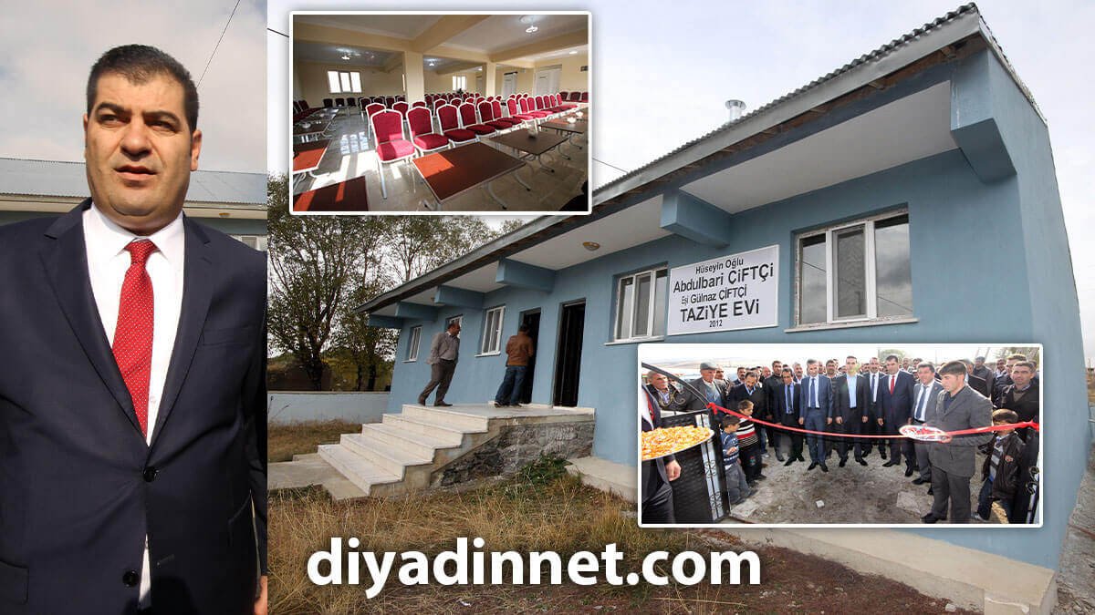 Diyadin Boyalan Köyünde Kemal Çiftçi Tarafından Yaptırılan Taziye Evi Açıldı