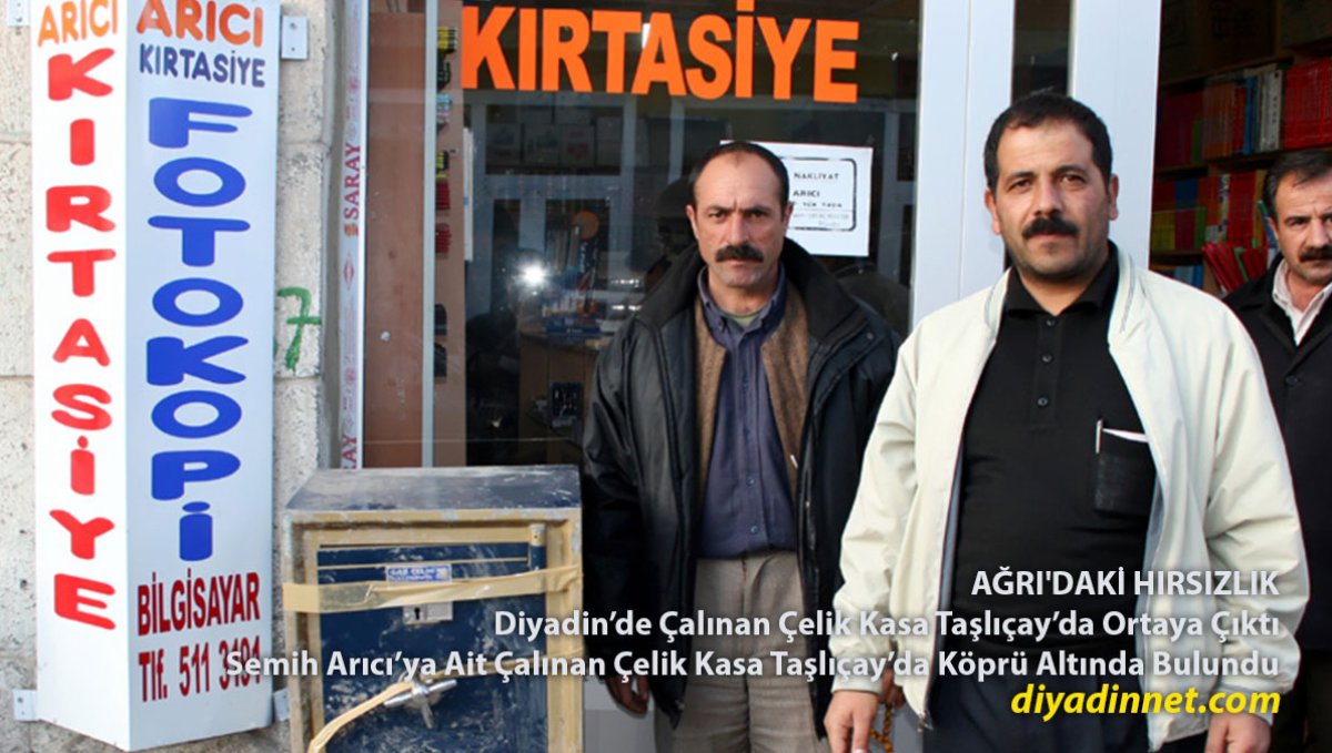 Diyadin'de Çalındı, Taşlıçay'da Köprü Altında Bulundu: Çelik Kasayı Bir Toptancı Fark Etti