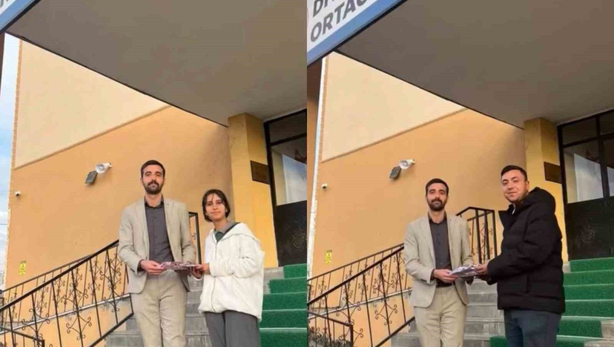 Diyadin'de Çevre Duyarlılığı Gösteren Öğrenci Ödüllendirildi
