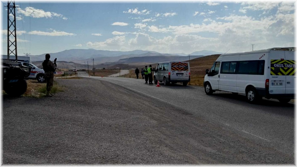 Diyadin'de öğrenci servisleri denetlendi