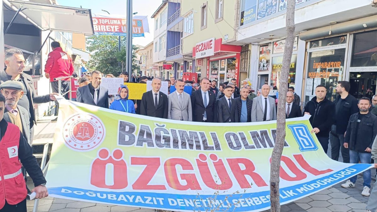 Diyadin'de “Spora Evet, Uyuşturucuya Hayır” Etkinliği Gerçekleştirildi
