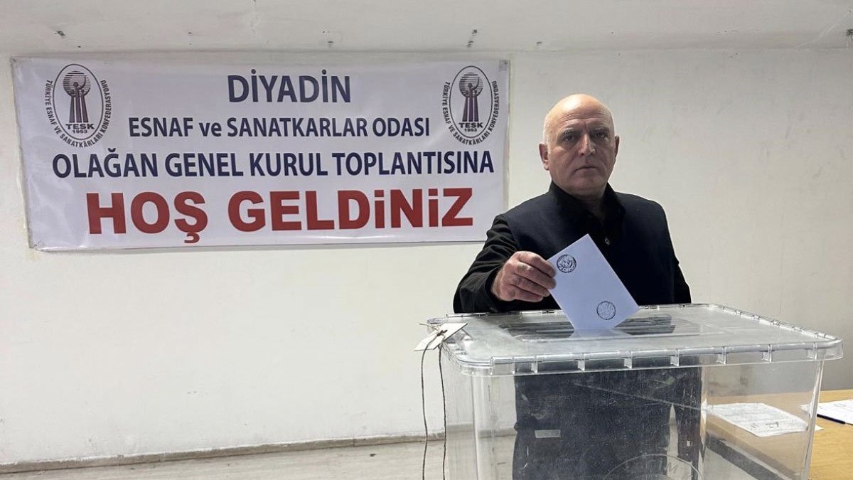 Diyadin Esnaf Odası’nda Güçlü Mesaj: Üyelerin Büyük Çoğunluğu M. Nuri Özden’le Devam Dedi