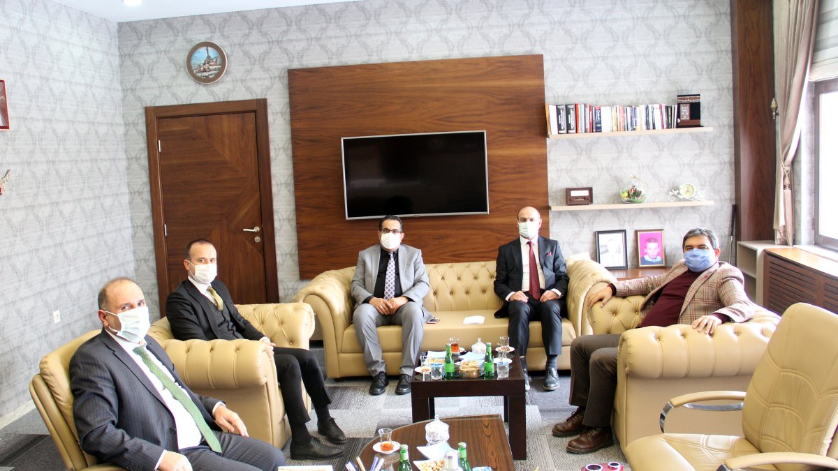 Diyadin Kaymakamı Balcı’dan Milli Eğitim Müdürü Tekin'e iade-i ziyaret