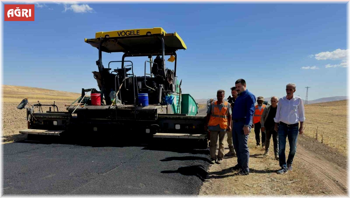 Diyadin Kaymakamı Karali, ilçede yapılan çalışmaları inceledi