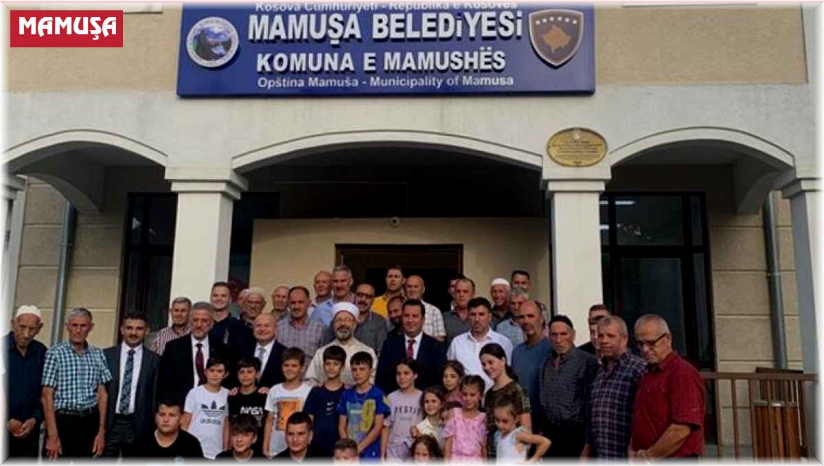 Diyanet İşleri Başkanı Erbaş, Kosova'daki tek Türk belediyesini ziyaret etti