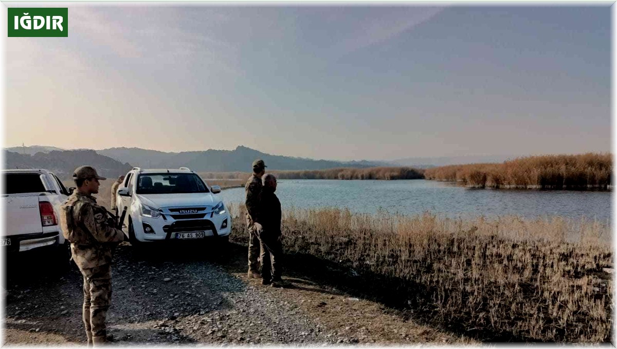 Doğa koruma ve jandarma ekibinden doğa koruma kontrolü