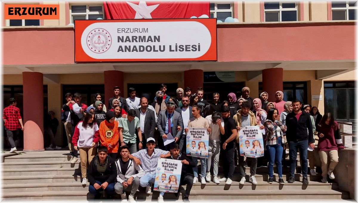 Doğadan sofraya bilim projesi ile 130 okul ziyaret edildi