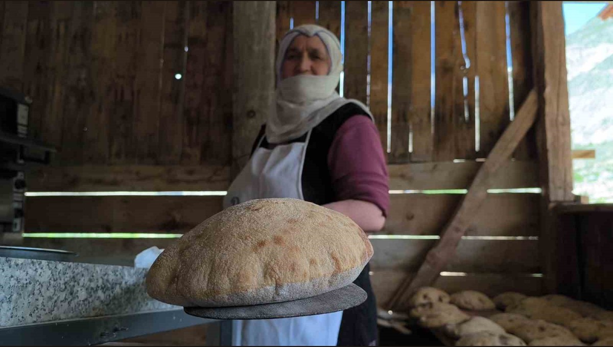 Doğallığın tadı Tortum Şelalesi'nde