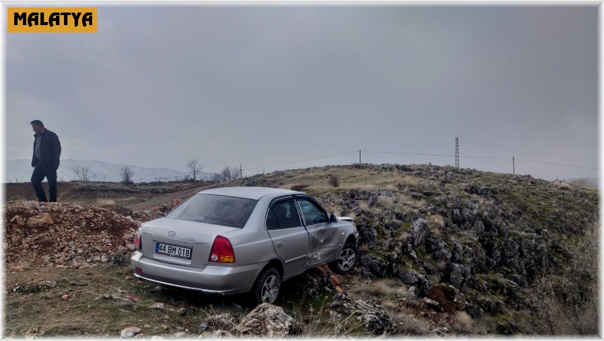 Doğanşehir'de kaza: 1 yaralı