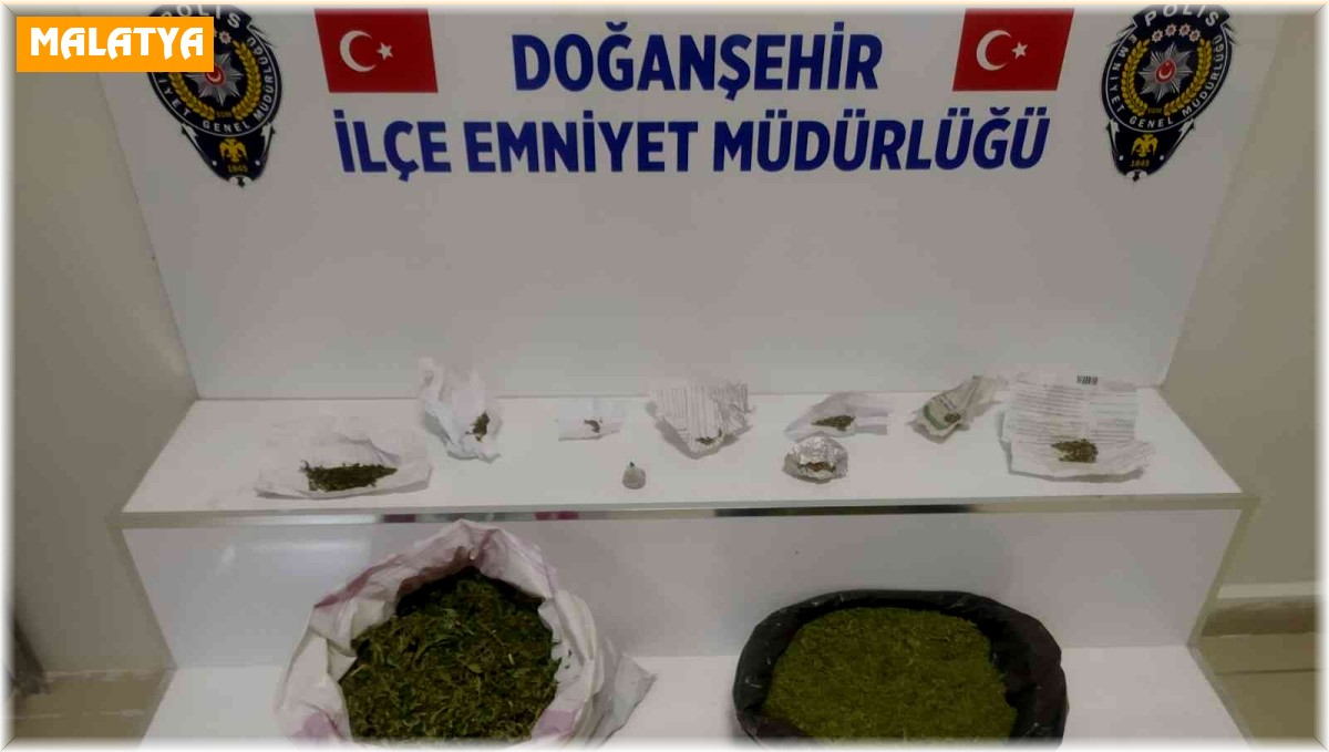 Doğanşehir'de uyuşturucu operasyonu