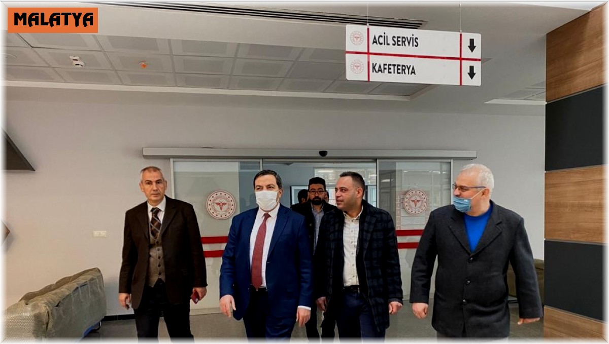 Doğanşehir Devlet Hastanesi'nin yeni hizmet binası açılmayı bekliyor