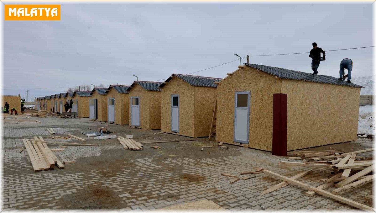 Doğanşehir'e ahşap konteynerler kuruluyor