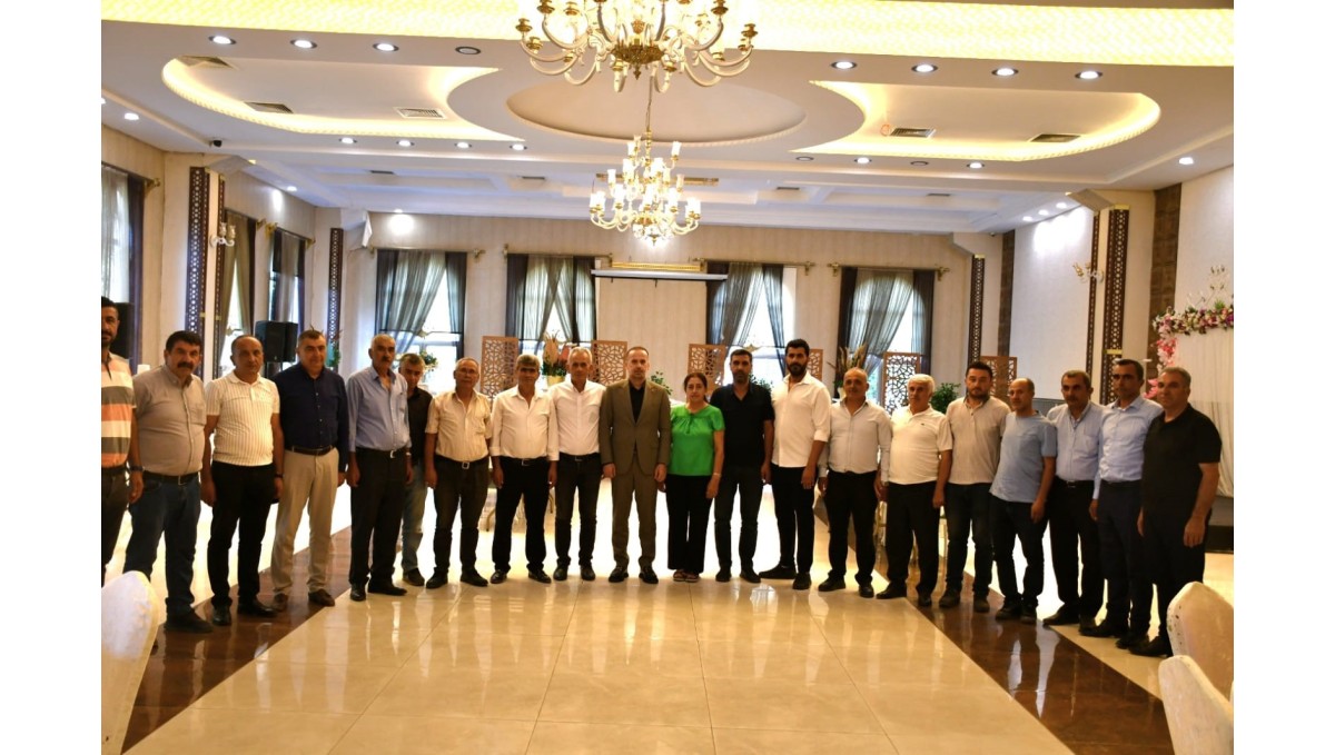 Doğanşehir Muhtarları MAGİNDER Başkanı Karademir'le bir araya geldi