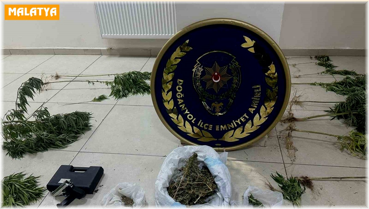 Doğanyol'da uyuşturucu operasyonu