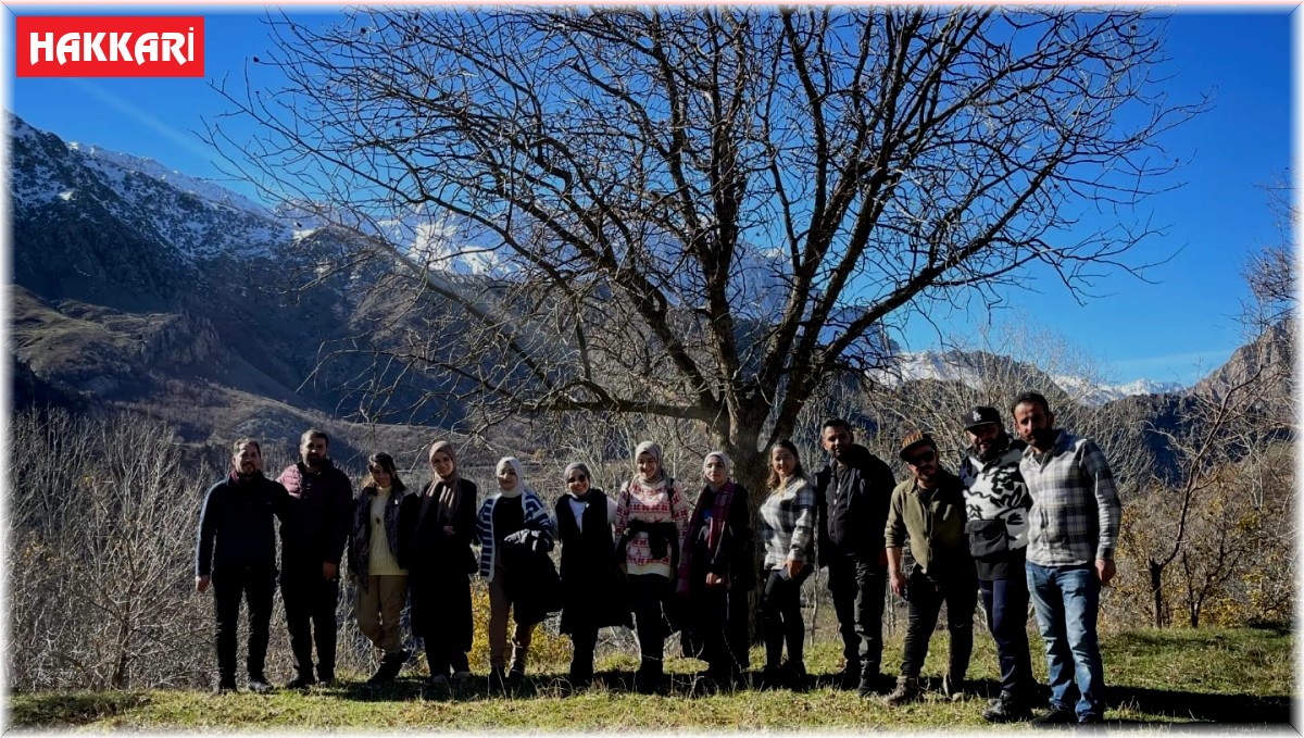 Doğaseverler Yüksekova'nın Doski vadisini gezdi