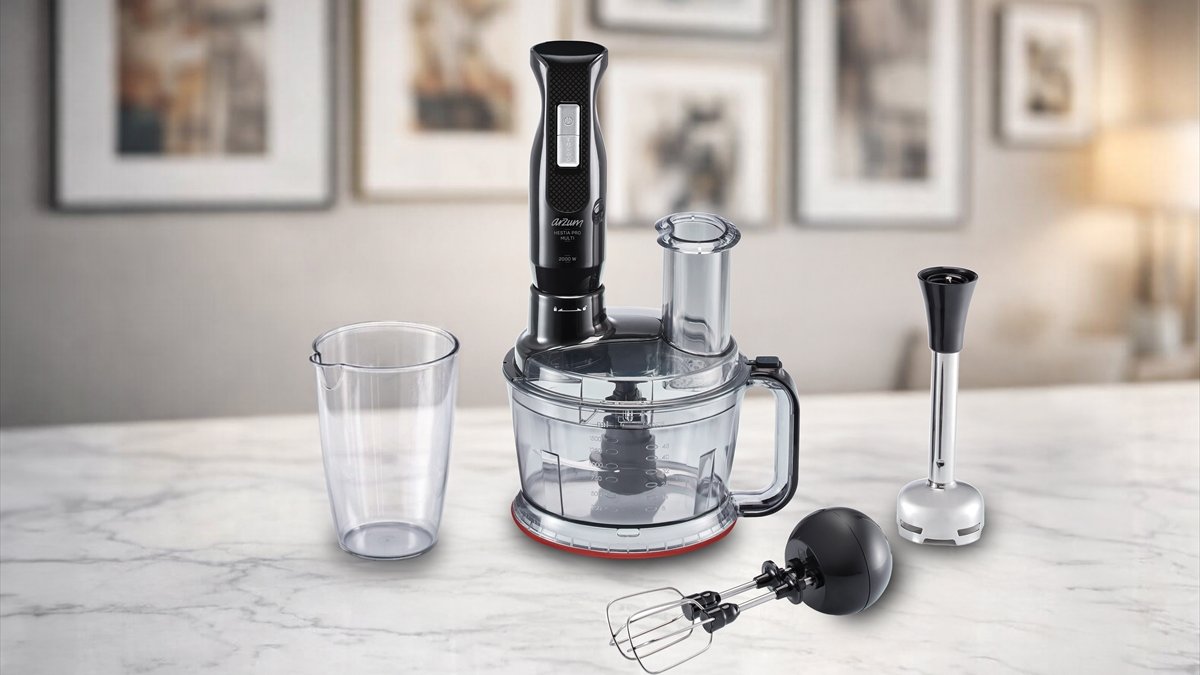 Doğrama, Rendeleme, Çırpma Tek Cihazda: Arzum’dan 2000W’lık Yeni Blender Seti