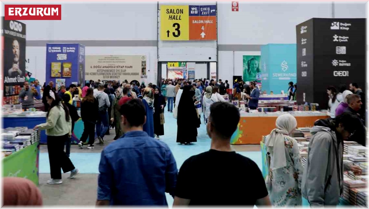 Doğu Anadolu Erzurum 6. Kitap fuarı rekora koşuyor