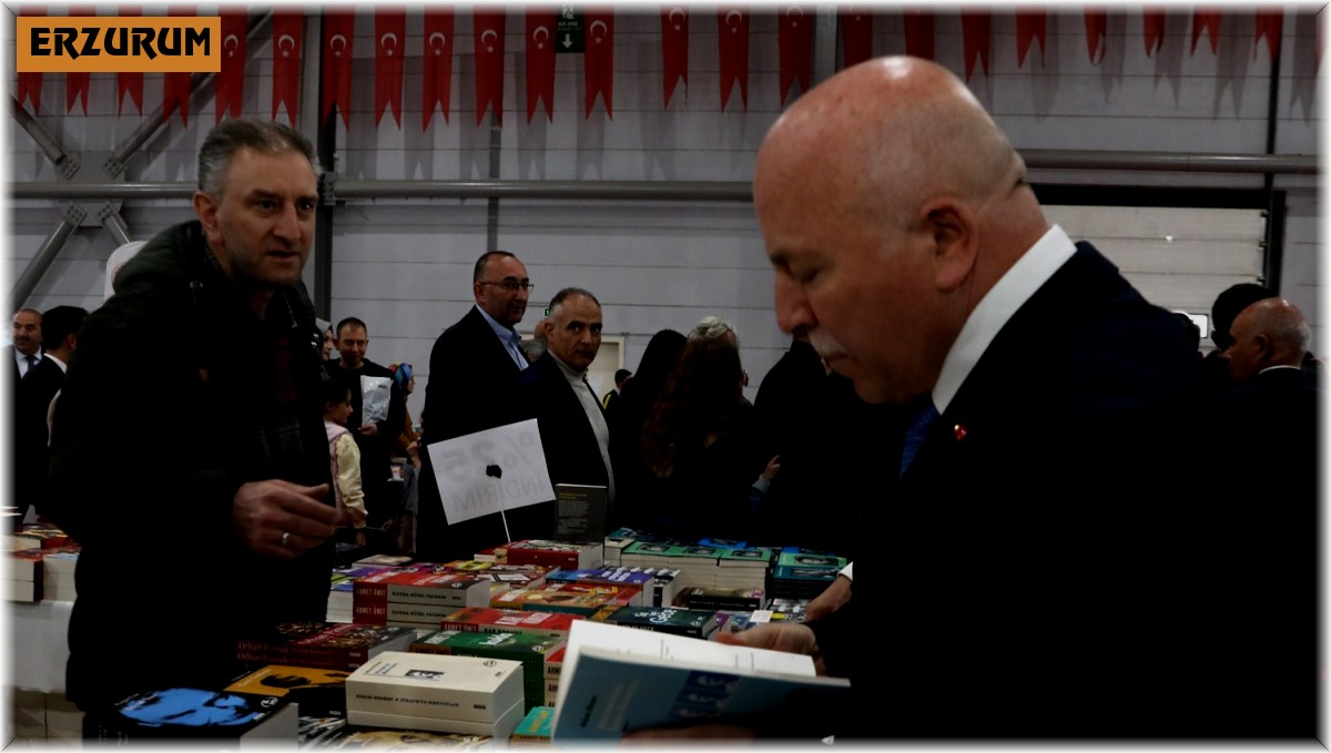 Doğu Anadolu Erzurum kitap fuarı açıldı