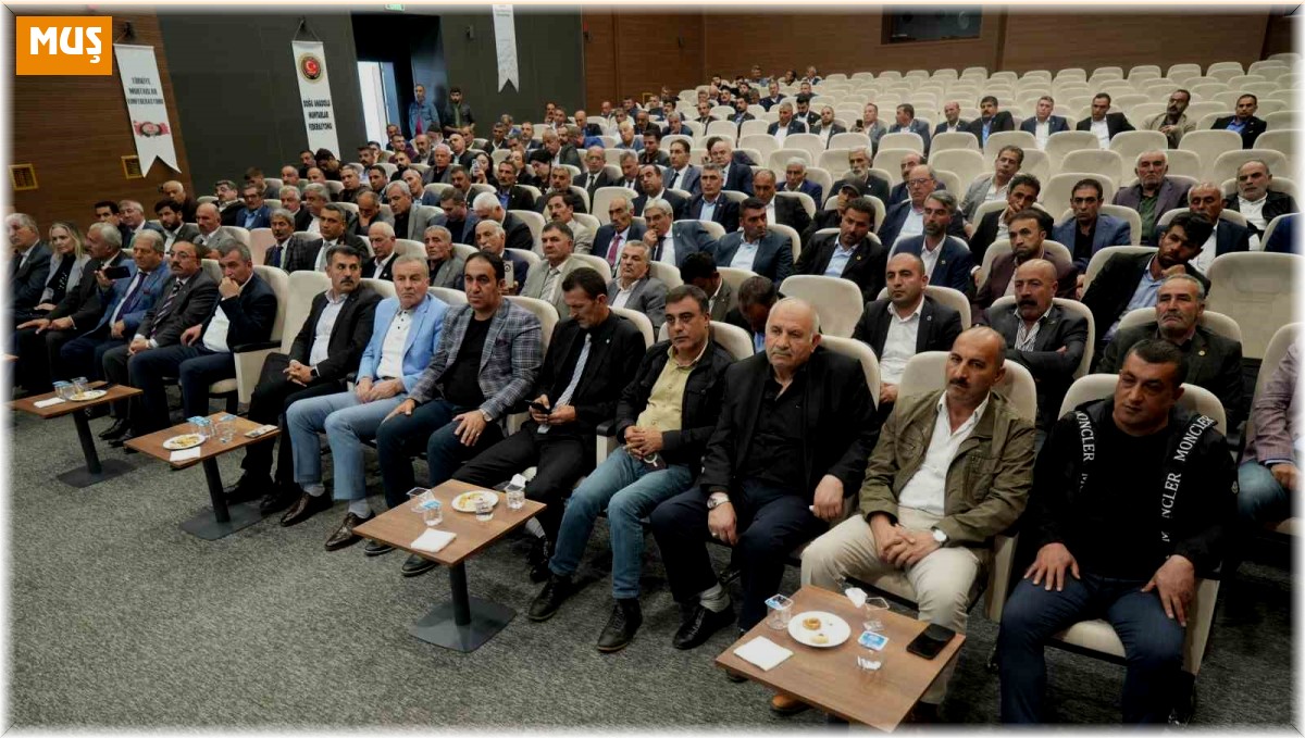 Doğu Anadolu Muhtarlar Federasyonu 5. Olağan Genel Kurulu Muş'ta yapıldı