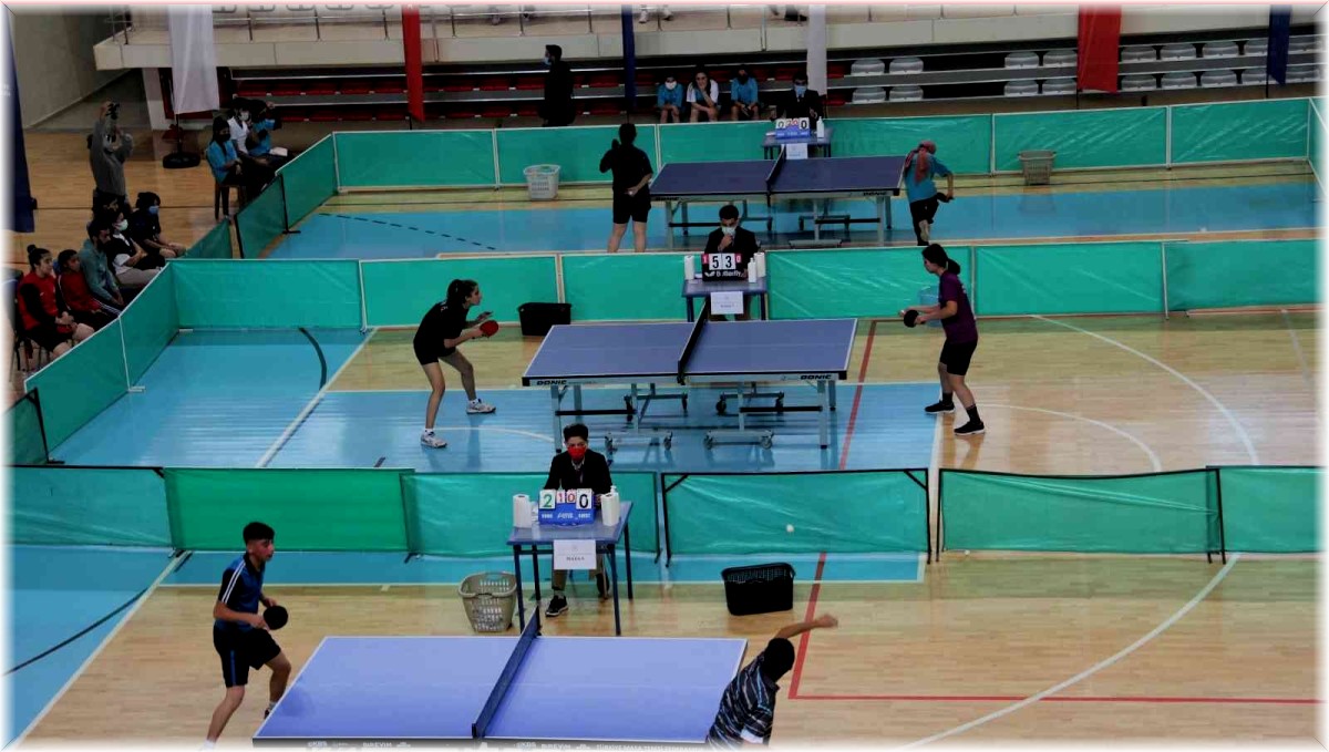 Doğu Anadolu ve Güney Doğu Anadolu Bölgesi Gençler Masa Tenisi Takım Yarışmaları Erzincan'da başladı