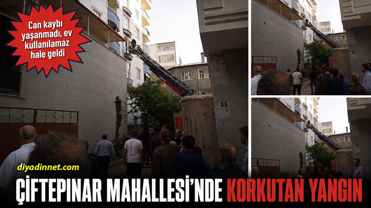 Doğubayazıt (Çiftepınar Mahallesi'nde) korkutan yangın: Ev kullanılamaz hale geldi