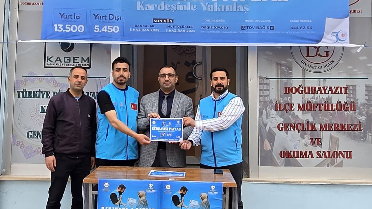 Doğubayazıt Müftüsü İsa Demirkaynak Kurban Vekâletini TDV’ye Verdi