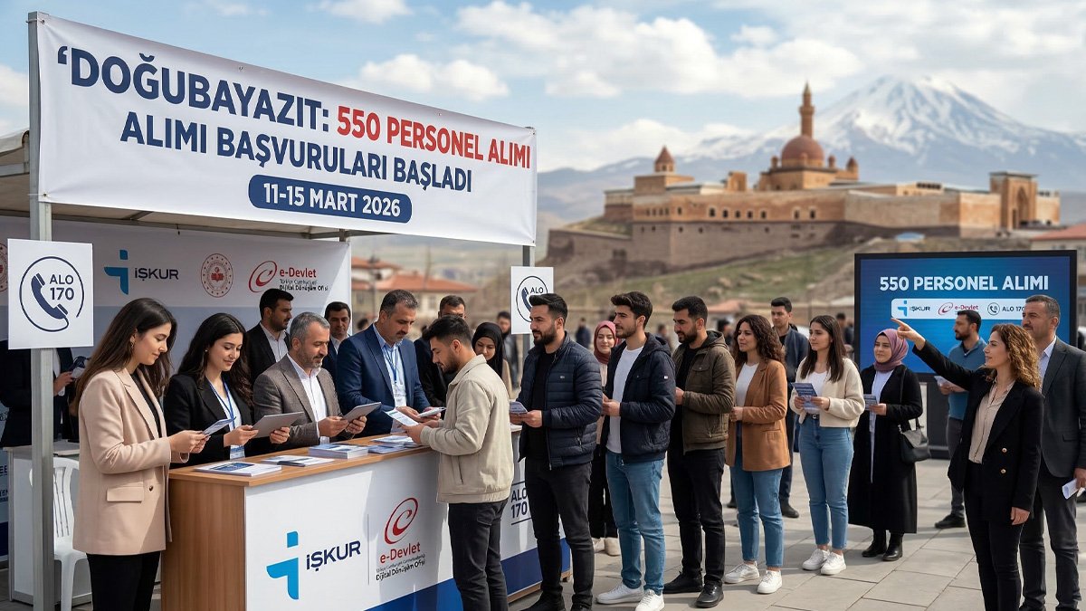Doğubayazıt’ta 550 Kişiye İş Fırsatı: Personel Alımı İçin Başvurular Başladı