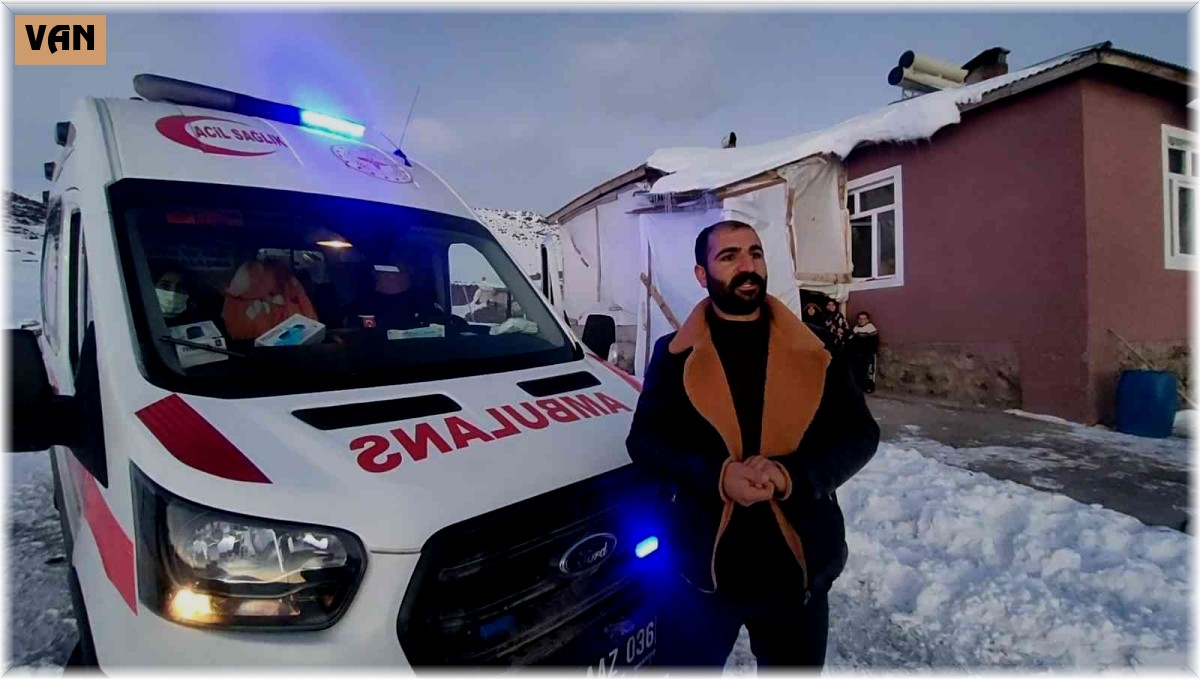 Doğum hastası kadın 4 saatte hastaneye yetiştirildi