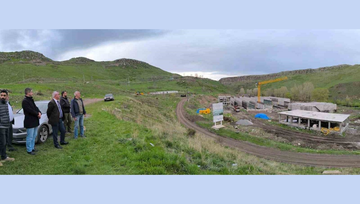 DSİ Kars Bölge Müdürü Kotan, Atıksı Arırtma Tesislerini inceledi