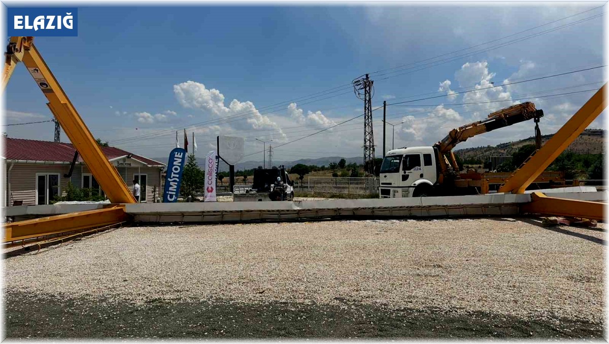 Düşen yıldırım 40 tonluk vinci devirdi