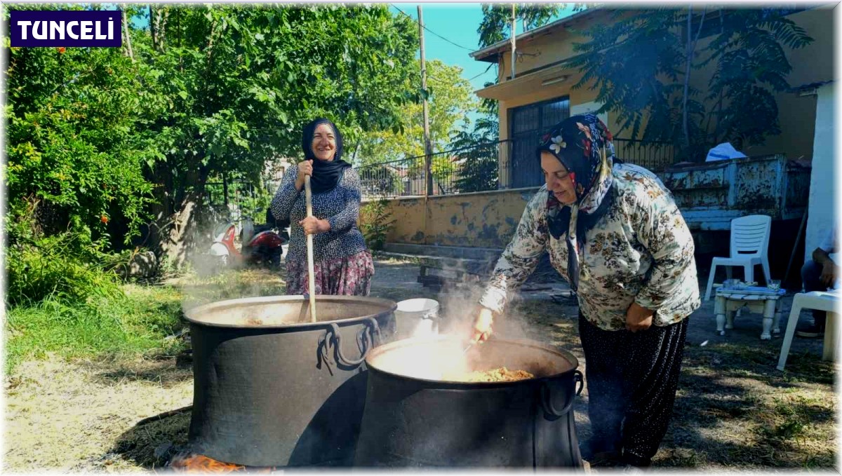 Dutun şifa yolculuğu başladı: Tunceli'de pekmez kazanları kuruldu