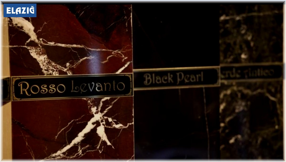 (Düzeltme) Tescilli Elazığ vişne mermeri: Kabe ve Beyaz Saray'dan 68 ülkeyi süslüyor