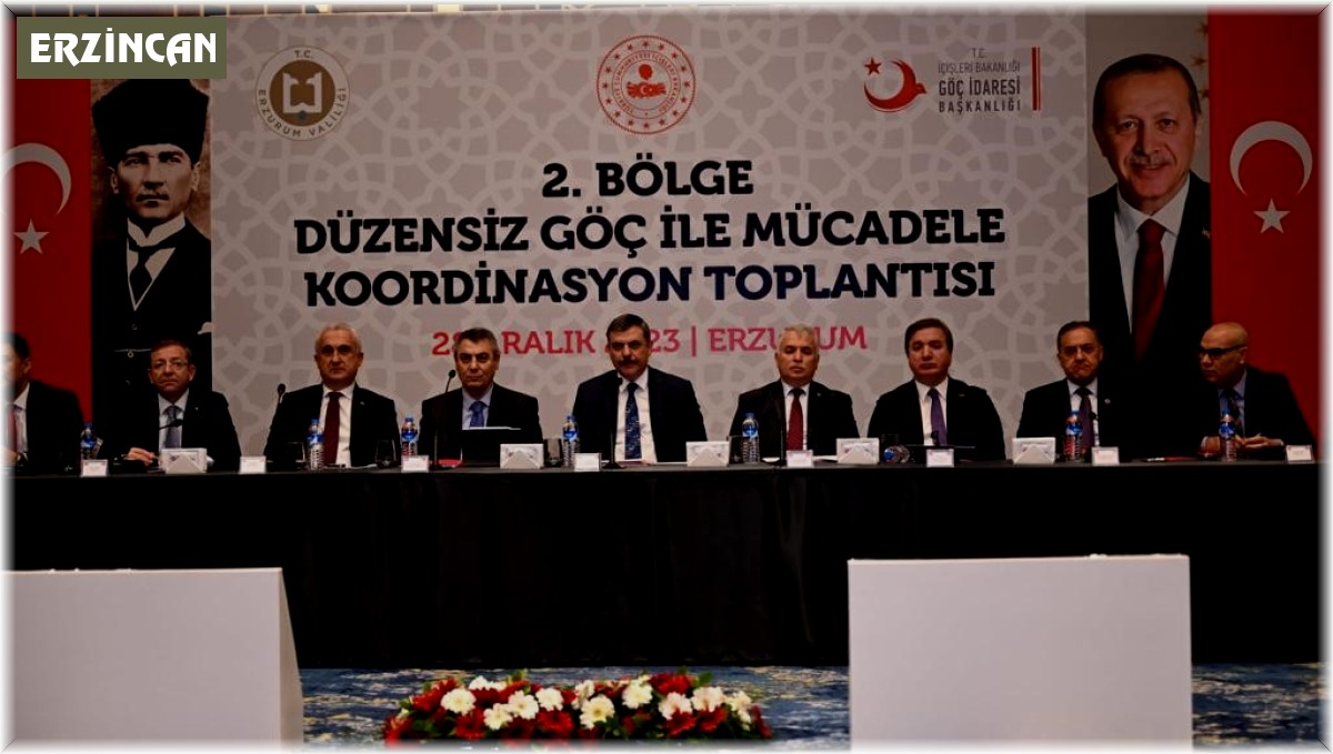 Düzensiz Göçle Mücadele Koordinasyon Toplantısı Erzurum'da gerçekleşti