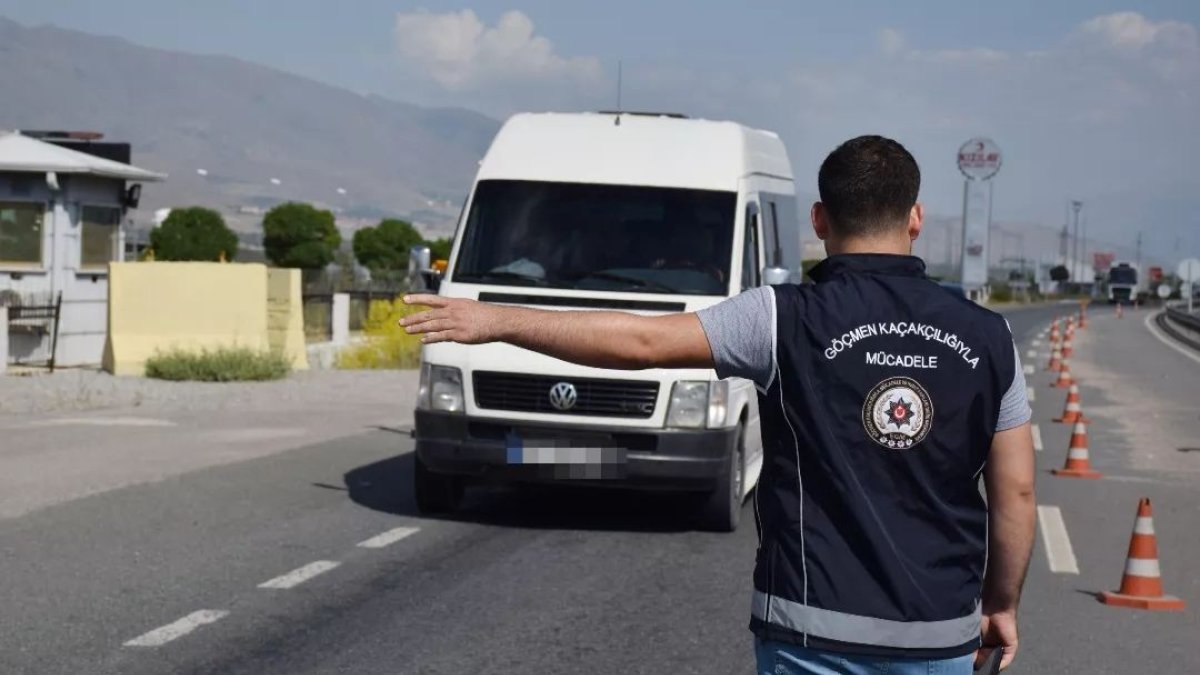 Düzensiz göçle mücadeleye yönelik "Huzur-2022/7" uygulaması yapıldı