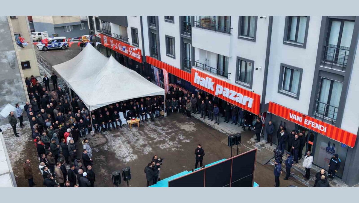 EBB'den yeni bir yatırım daha: Vaniefendi halk pazarı açıldı