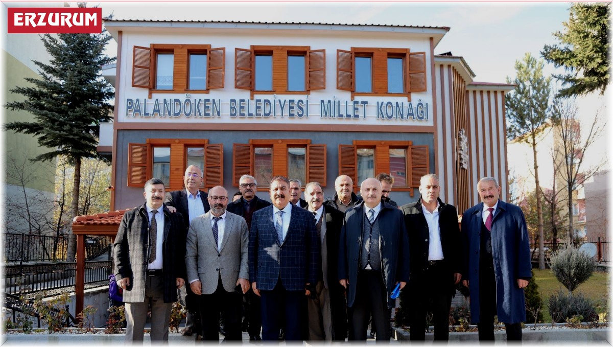 EBB Meclis üyeleri Palandöken'in zirve yatırımlarını gezdi