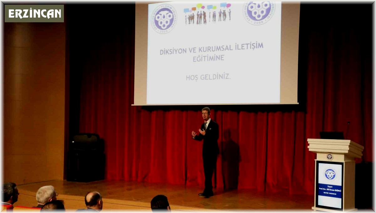 EBYÜ akademik ve idari personele Diksiyon ve Kurumsal İletişim Eğitimi Verildi