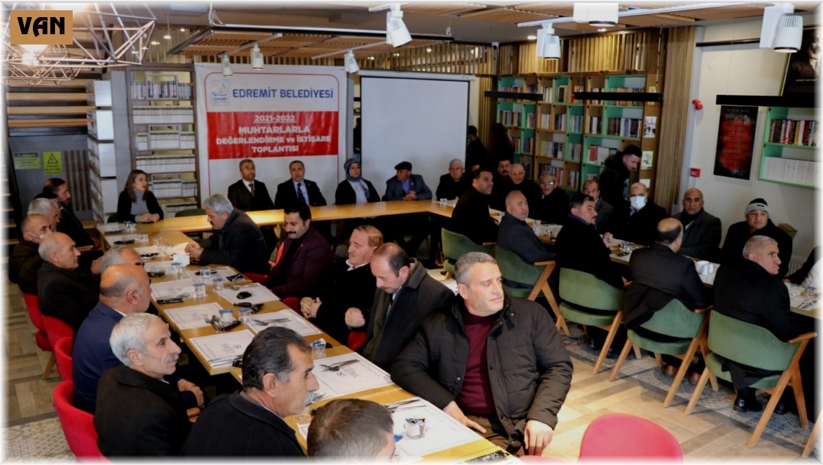 Edremit'te 2022 yatırımları masaya yatırıldı