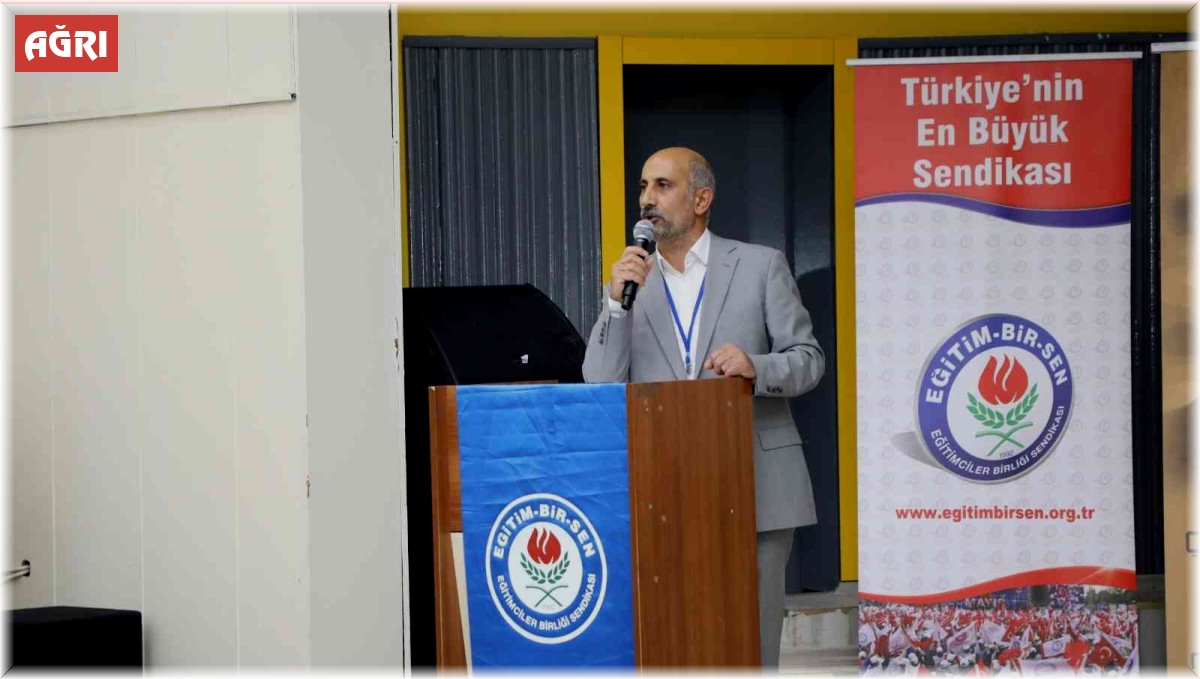 Eğitim Bir-Sen Ağrı Şubesi’nde başkanlık görevine Süleyman Gümüşer geldi